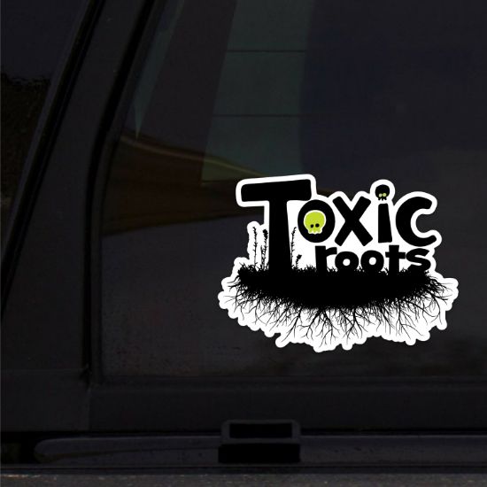 Toxic Roots Logo Sticker