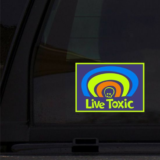 Live Toxic Sticker