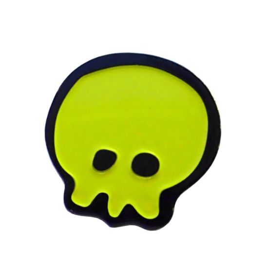 Skull Enamel Pin Toxic Roots 